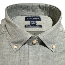 Load image into Gallery viewer, Scott Barber Solid Cotton Chambray Agave

