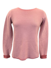 Load image into Gallery viewer, Arovescio Garment Dyed Cotton Sweater Pink
