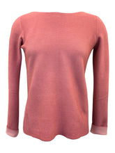 Load image into Gallery viewer, Arovescio Garment Dyed Cotton Sweater Pink
