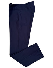 Load image into Gallery viewer, E&amp;F Double Side Slit Ankle Pant Navy
