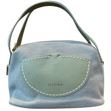 Load image into Gallery viewer, Plinio Visona Hampton Canvas and Leather Bag
