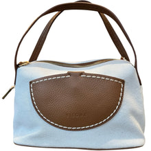 Load image into Gallery viewer, Plinio Visona Hampton Canvas and Leather Bag
