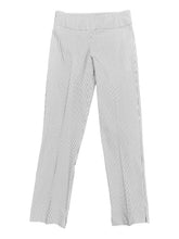Load image into Gallery viewer, E&amp;F Double Side Slit Ankle Pant Navy Stripe
