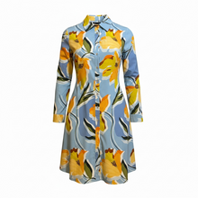 Load image into Gallery viewer, E&amp;F A-Line Shirt Dress Tahiti
