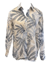 Load image into Gallery viewer, VLTS Cotton Shirt w/Palm Leaf Dot Print
