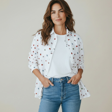 Load image into Gallery viewer, VLTS Cotton Shirt w/Lady Bugs
