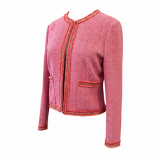 Load image into Gallery viewer, Purotatto Short Jacket With Fringed Edge - Pink
