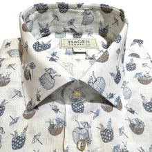 Load image into Gallery viewer, Hagen Washed Linen Sport Shirt - Island Cocktail Print
