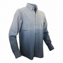 Load image into Gallery viewer, Bob Woven Shirt Blue Gingham Ombre
