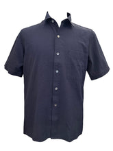 Load image into Gallery viewer, Hartford SS Seersucker Shirt Navy
