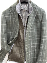 Load image into Gallery viewer, Ketroy Linen/Wool Sportcoat Sage Plaid
