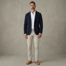 Load image into Gallery viewer, Gran Sasso Merino Wool Soft Blazer Navy
