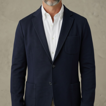Load image into Gallery viewer, Gran Sasso Merino Wool Soft Blazer Navy
