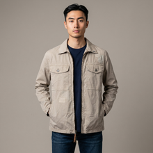 Load image into Gallery viewer, Bob Woven Car Coat w/Patches

