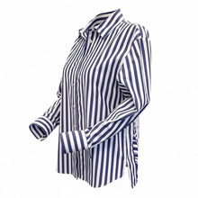 Load image into Gallery viewer, Robert Friedman Resy Blue Stripe Shirt
