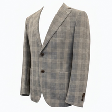 Load image into Gallery viewer, T&amp;V Zephyr Sportcoat Grey/Brown Plaid
