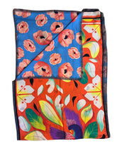Load image into Gallery viewer, Franco Ferrari Long Fancy Silk Scarf

