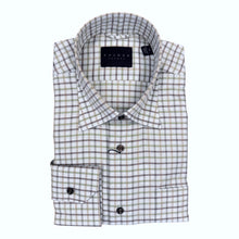 Load image into Gallery viewer, Calder Luxury Oxford Windowpane Twill in Turquoise
