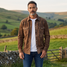 Load image into Gallery viewer, Teleria Zed Roper Vegan Leather Shirt Desert
