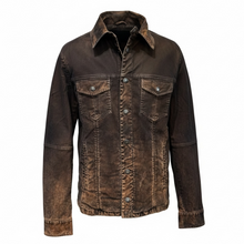 Load image into Gallery viewer, Teleria Zed Sawyer Velvet Overdyed Jacket Desert
