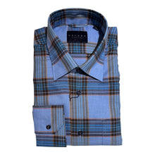 Load image into Gallery viewer, Calder Luxe Melange Twill Tartan - Ocean
