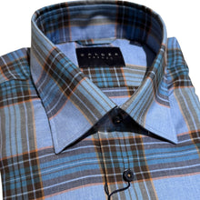 Load image into Gallery viewer, Calder Luxe Melange Twill Tartan - Ocean
