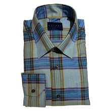 Load image into Gallery viewer, Calder Luxe Melange Twill Tartan - Olive
