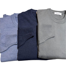Load image into Gallery viewer, Gran Sasso Classic Wool Crew Neck Sweater Light Blue
