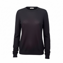 Load image into Gallery viewer, Sand Fellini Trish-O Merino Crew Sweater - Black
