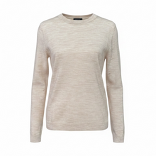 Load image into Gallery viewer, Sand Fellini Trish-O Merino Crew Sweater Natural
