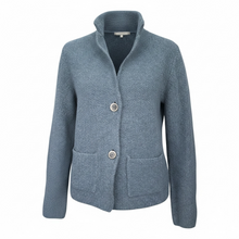 Load image into Gallery viewer, Gran Sasso Women Knit  Blazer Teal
