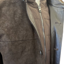Load image into Gallery viewer, Manto Buffalo Suede Overshirt w/Removable Bib
