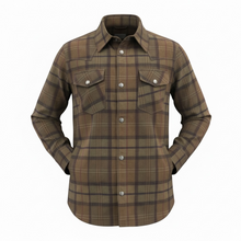 Load image into Gallery viewer, Manto Full Grain Printed Suede Overshirt
