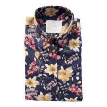 Load image into Gallery viewer, Xacus Women's Shirt - Navy Multi Floral

