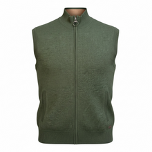 Load image into Gallery viewer, Barbour Marcus Knit Gilet Olive
