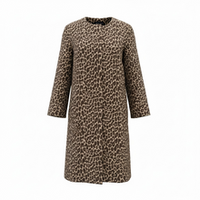 Load image into Gallery viewer, Ann Mashburn Reed Evening Coat - Leopard Jacquard

