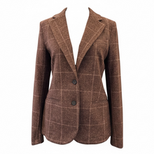 Load image into Gallery viewer, GoodMatch Cotton Stretch Blazer Rust Tartan
