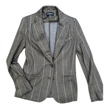 Load image into Gallery viewer, GoodMatch Stretch Blazer Olive Regimental Stripe
