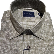 Load image into Gallery viewer, Calder Luxe Italian Jacquard Tonal Glen Plaid Olive
