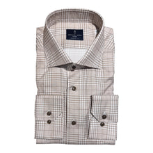 Load image into Gallery viewer, Emanuel Berg Oversized Check Yoga Cotton Twill Beige
