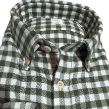 Load image into Gallery viewer, GMF 965 Cotton Flannel in Green Check
