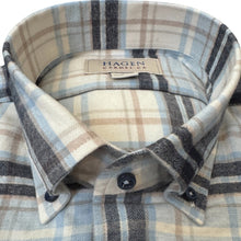 Load image into Gallery viewer, Hagen Sport Shirt Blue Open Plaid
