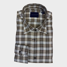Load image into Gallery viewer, Calder Luxe Melange Twill Olive Check
