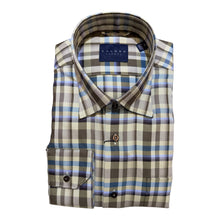 Load image into Gallery viewer, Calder Luxe 2Ply Twill Exploded Plaid Olive
