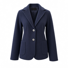 Load image into Gallery viewer, Base Boucle Jacket Navy
