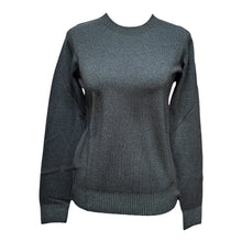 Load image into Gallery viewer, Arovescio Garment Dyed Merino Wool Crewneck Sweater Forest
