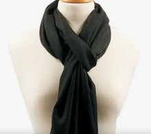 Load image into Gallery viewer, RI Thin Weave Solid Scarf Wool and Silk
