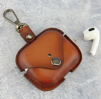 Exclusive Art Leather Earbud Case