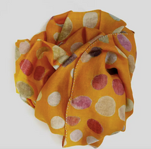 Load image into Gallery viewer, MRow Wool and Silk Stole Polka Dot
