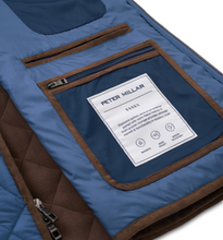 Load image into Gallery viewer, PETER MILLAR ESSEX QUILTED VEST STARDUST BLUE

